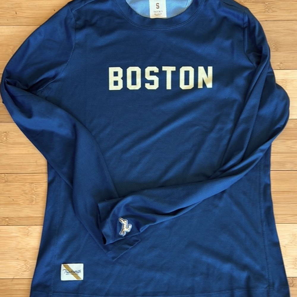 Tracksmith Van Cortland Boston Long Sleeve. Never Worn